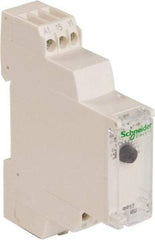 Schneider Electric - 100 hr Delay, Multiple Range SPDT Time Delay Relay - 8 Contact Amp, 24 to 240 VAC/VDC, Selector Switch - Exact Tool & Supply