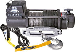 Superwinch - 9,500 Lb Capacity, 80' Cable Length, Automotive Heavy-Duty Recovery Winch - Exact Tool & Supply