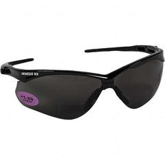 KleenGuard - +1.5, Gray Lenses, Scratch Resistant, Framed Magnifying Safety Glasses - Exact Tool & Supply