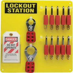 Brady - Empty Acrylic Padlock Station - Exact Tool & Supply