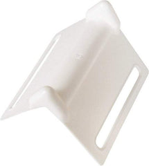 Vestil - 4-1/4" Long x 4-1/4" Wide x 5-3/16" High x 5/64" Thick Edge Guard - White, Cardboard Box, 100 Piece - Exact Tool & Supply