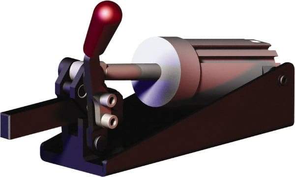 De-Sta-Co - 832 Lb Inner Hold Capacity, Horiz Mount, Air Power Hold-Down Toggle Clamp - G1/8 Port, 145 Max psi, 98° Bar Opening, 35.31mm Height Under Bar - Exact Tool & Supply