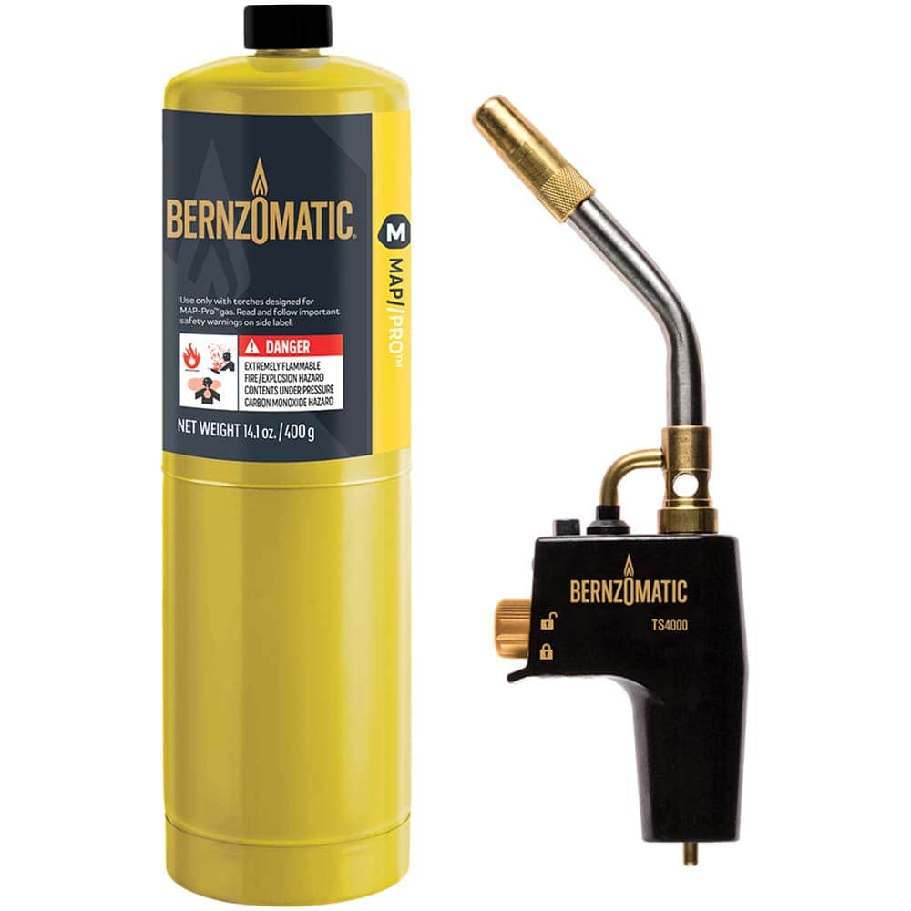 Bernzomatic - Propane & MAPP Torch Kits Type: Instant On/Off Torch Kit Fuel Type: Propylene M-P-P - Exact Tool & Supply