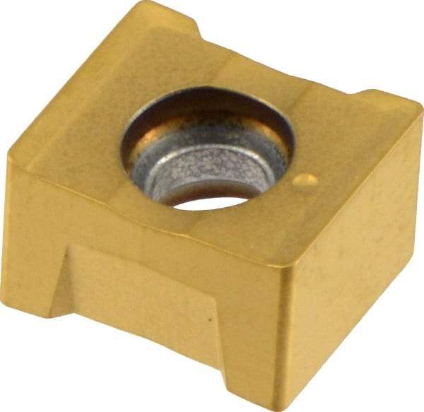 Seco - LNKT080504 M06 Grade F40M Carbide Milling Insert - TiAlN/TiN Finish, 0.197" Thick, 0.016" Corner Radius - Exact Tool & Supply