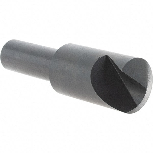 Melin Tool - 3/4" Head Diam, 1/2" Shank Diam, 1 Flute 120° High Speed Steel Countersink - Exact Tool & Supply