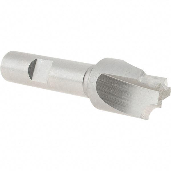 Melin Tool - 3/16" Radius, 3/4" Mill Diam, 3 Flute Cobalt Corner Rounding End Mill - Single End, Uncoated, 3/8" Tip Diam, 3" OAL, 3/4" Shank Diam - Exact Tool & Supply