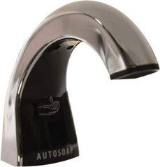 Rubbermaid - 800 to 1600 mL Liquid Soap Dispenser Hardware - Metal & Plastic, Counter Mounted, Chrome/Black - Exact Tool & Supply