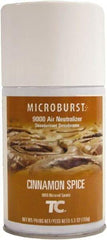Rubbermaid - 5.3 oz Air Freshener Dispenser Aerosol Refill - Cinnamon Spice, Compatible with Microburst 9000 Dispensers - Exact Tool & Supply