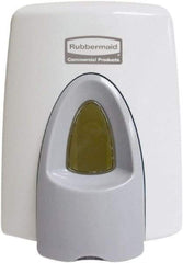 Rubbermaid - 400 mL Foam Seat Cleaner System Dispenser - Plastic, Wall Mounted, White - Exact Tool & Supply