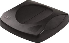 Rubbermaid - Square Lid for Use with 23 Gal Square Trash Cans - Gray, For Untouchable Trash Cans - Exact Tool & Supply