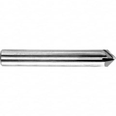 Melin Tool - 3/8" Diam 4 Flute Single End Solid Carbide Chamfer Mill - Exact Tool & Supply