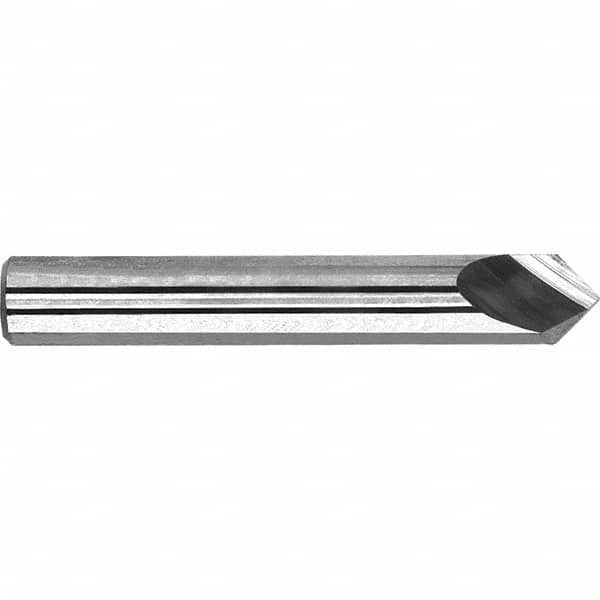 Melin Tool - 1/2" Diam 2 Flute Single End Solid Carbide Chamfer Mill - Exact Tool & Supply