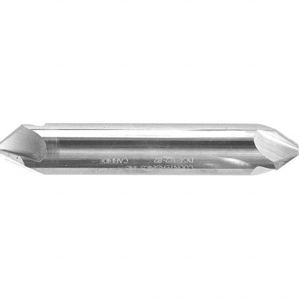 Melin Tool - 1/2" Head Diam, 1/2" Shank Diam, 4 Flute 110° Solid Carbide Countersink - Exact Tool & Supply