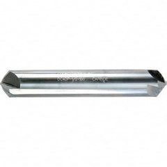 Melin Tool - 5/8" Head Diam, 5/8" Shank Diam, 4 Flute 100° Solid Carbide Countersink - Exact Tool & Supply