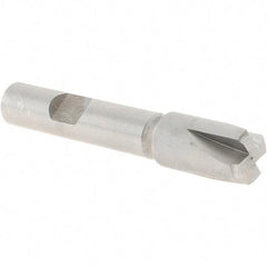 Melin Tool - 1/32" Radius, 7/16" Mill Diam, 4 Flute Cobalt Corner Rounding End Mill - Single End, Uncoated, 3/8" Tip Diam, 2-1/2" OAL, 7/16" Shank Diam - Exact Tool & Supply