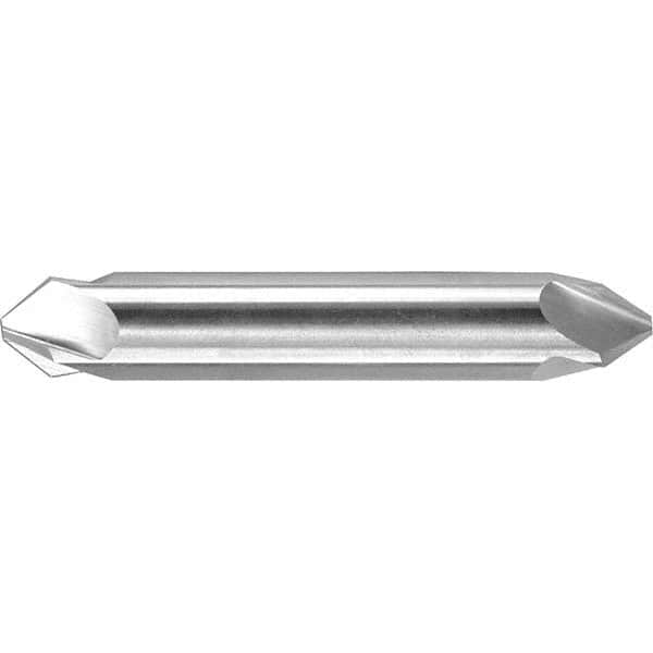 Melin Tool - 3/16" Head Diam, 3/16" Shank Diam, 4 Flute 60° High Speed Steel Countersink - Exact Tool & Supply