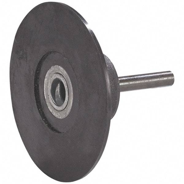 WALTER Surface Technologies - 3" Diam Disc Backing Pad - 1/4" Shank Diam, Hard Density, 28,000 RPM, Twist Compatible - Exact Tool & Supply