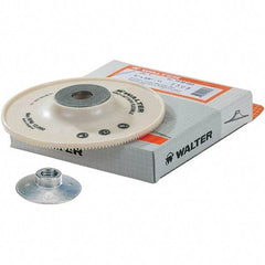 WALTER Surface Technologies - 5" Diam Disc Backing Turbo Backing Pad - Soft Density, 12,200 RPM - Exact Tool & Supply