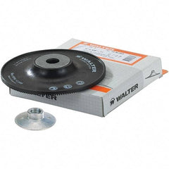WALTER Surface Technologies - 5" Diam Disc Backing Turbo Backing Pad - 12,200 RPM - Exact Tool & Supply