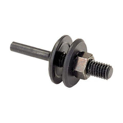 WALTER Surface Technologies - 3/8" Hole, Wheel Mandrel - 5/16" Shank Diam - Exact Tool & Supply