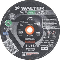 WALTER Surface Technologies - 6" Diam, 36 Grit Surface Grinding Wheel - Exact Tool & Supply