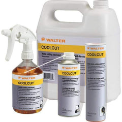 WALTER Surface Technologies - CoolCut, 55 Gal Bottle Cutting Fluid - Liquid, For Broaching, Drilling, Milling, Reaming, Sawing, Shearing, Tapping - Exact Tool & Supply