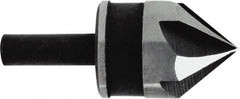 Irwin - 3/4" Head Diam, 1/4" Shank Diam, 5 Flute 82° High Speed Steel Countersink - Exact Tool & Supply