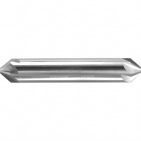 Melin Tool - 3/4" Head Diam, 3/4" Shank Diam, 6 Flute 60° Solid Carbide Countersink - Exact Tool & Supply