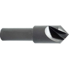 Melin Tool - 7/8" Head Diam, 1/2" Shank Diam, 1 Flute 120° High Speed Steel Countersink - Exact Tool & Supply