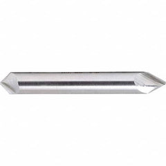 Melin Tool - 3/8" Diam 2 Flute Double End Cobalt Chamfer Mill - Exact Tool & Supply
