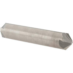 Melin Tool - 3/4" Head Diam, 3/4" Shank Diam, 4 Flute 100° Solid Carbide Countersink - Exact Tool & Supply