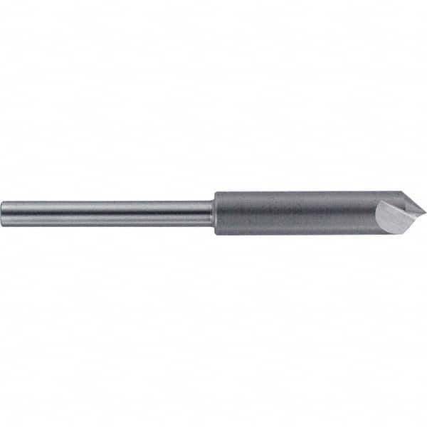 Melin Tool - 1/2" Head Diam, 3/8" Shank Diam, 1 Flute 82° High Speed Steel Countersink - Exact Tool & Supply