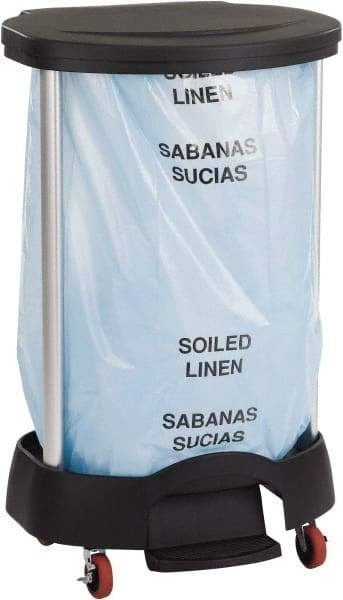 Rubbermaid - 30 Gal Aluminum & Polypropylene Linen Hamper - 565.15mm Long - Exact Tool & Supply