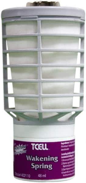 Rubbermaid - 48 mL Air Freshener Dispenser Refill - Wakening Spring, Compatible with TCell Odor Control System Dispensers - Exact Tool & Supply