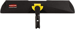 Rubbermaid - 18" Long x 86mm Wide Plastic Dust Mop Frame - Black, Quick Connect - Exact Tool & Supply