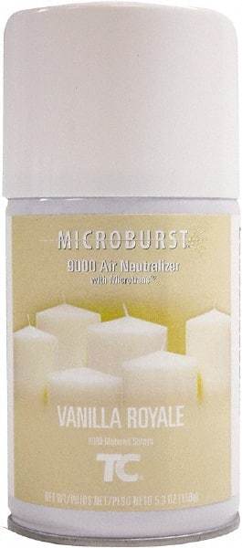 Rubbermaid - 5.3 oz Air Freshener Dispenser Aerosol Refill - Vanilla, Compatible with Microburst 9000 Dispensers - Exact Tool & Supply