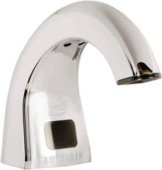 Rubbermaid - 800 to 1600 mL Liquid Soap Dispenser Hardware - Metal, Counter Mounted, Chrome/Black - Exact Tool & Supply