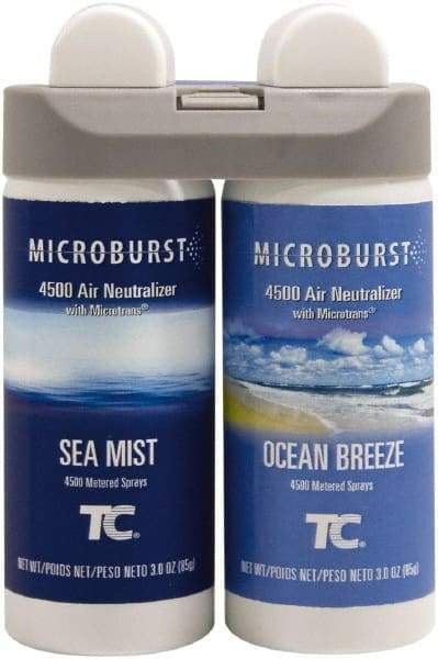 Rubbermaid - 3 oz Air Freshener Dispenser Aerosol Refill - Ocean Breeze, Compatible with Duet Dispensers - Exact Tool & Supply
