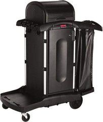 Rubbermaid - Aluminum & Structural Web Plastic Janitor Cart - 559mm Width, 1,225.55mm Long - Exact Tool & Supply