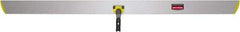 Rubbermaid - 60" Long x 5" Wide Aluminum Dust Mop Frame - Yellow, Hook & Loop & Quick Connect - Exact Tool & Supply