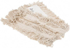 Rubbermaid - 36" Long x 5" Wide Cotton Dust Mop Head - Envelope Connection, White, Cut-End Head - Exact Tool & Supply