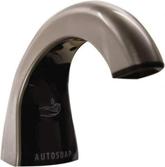 Rubbermaid - 800 to 1600 mL Liquid Soap Dispenser Hardware - Metal & Plastic, Counter Mounted, Chrome/Black - Exact Tool & Supply