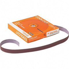 WALTER Surface Technologies - 1-1/2" x 50 Yd 60 Grit Aluminum Oxide Cloth Roll - J Weighted Backing - Exact Tool & Supply
