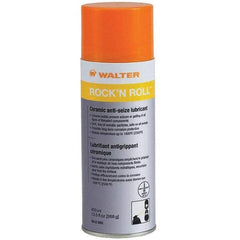 WALTER Surface Technologies - 13.5 oz Aerosol High Temperature Anti-Seize Lubricant - Metal Free, 2,500°F, White, Food Grade, Water Resistant - Exact Tool & Supply