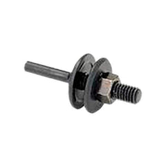 WALTER Surface Technologies - 3/8" Hole, Wheel Mandrel - 1/4" Shank Diam - Exact Tool & Supply