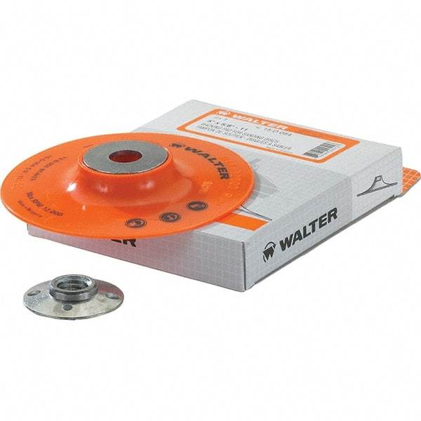WALTER Surface Technologies - 6" Diam Disc Backing Pad - 10,200 RPM - Exact Tool & Supply