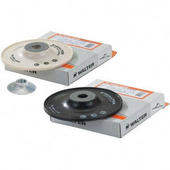 WALTER Surface Technologies - 7" Diam Disc Backing Turbo Backing Pad - 8,600 RPM - Exact Tool & Supply