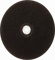 WALTER Surface Technologies - 14" 24 Grit Aluminum Oxide Cutoff Wheel - 1/8" Thick, 1" Arbor, 5,400 Max RPM, Use with Electric & Gas Powered Saws - Exact Tool & Supply