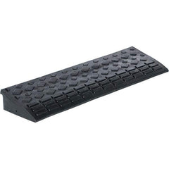 Vestil - 9.68" Long x 34-7/8" Wide, Rubber Rubber Ramp - 4,000 Lb Load Limit - Exact Tool & Supply
