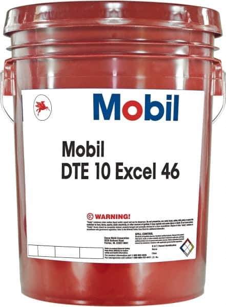 Mobil - 5 Gal Pail Mineral Hydraulic Oil - ISO 46 - Exact Tool & Supply